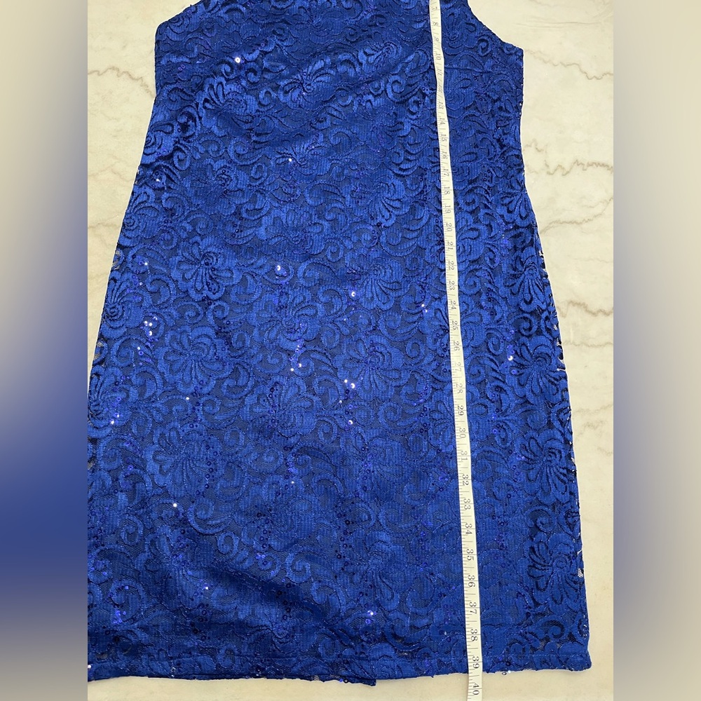 NWOT Cachet Royal Blue Lace Ensemble‎ - Picture 6 of 12